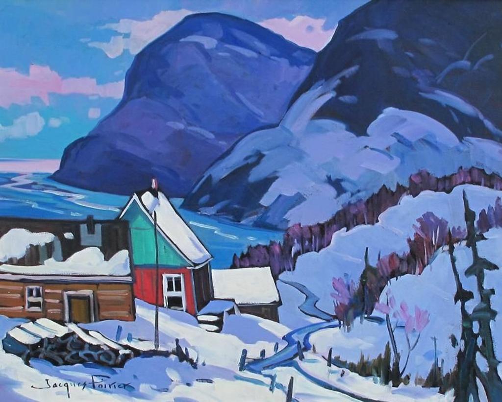 Jacques Poirier (1942-2002) - Ferme En Hiver