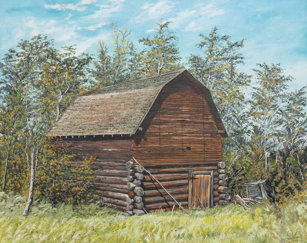 Fran Henry (1942-1988) - Old Log Barn