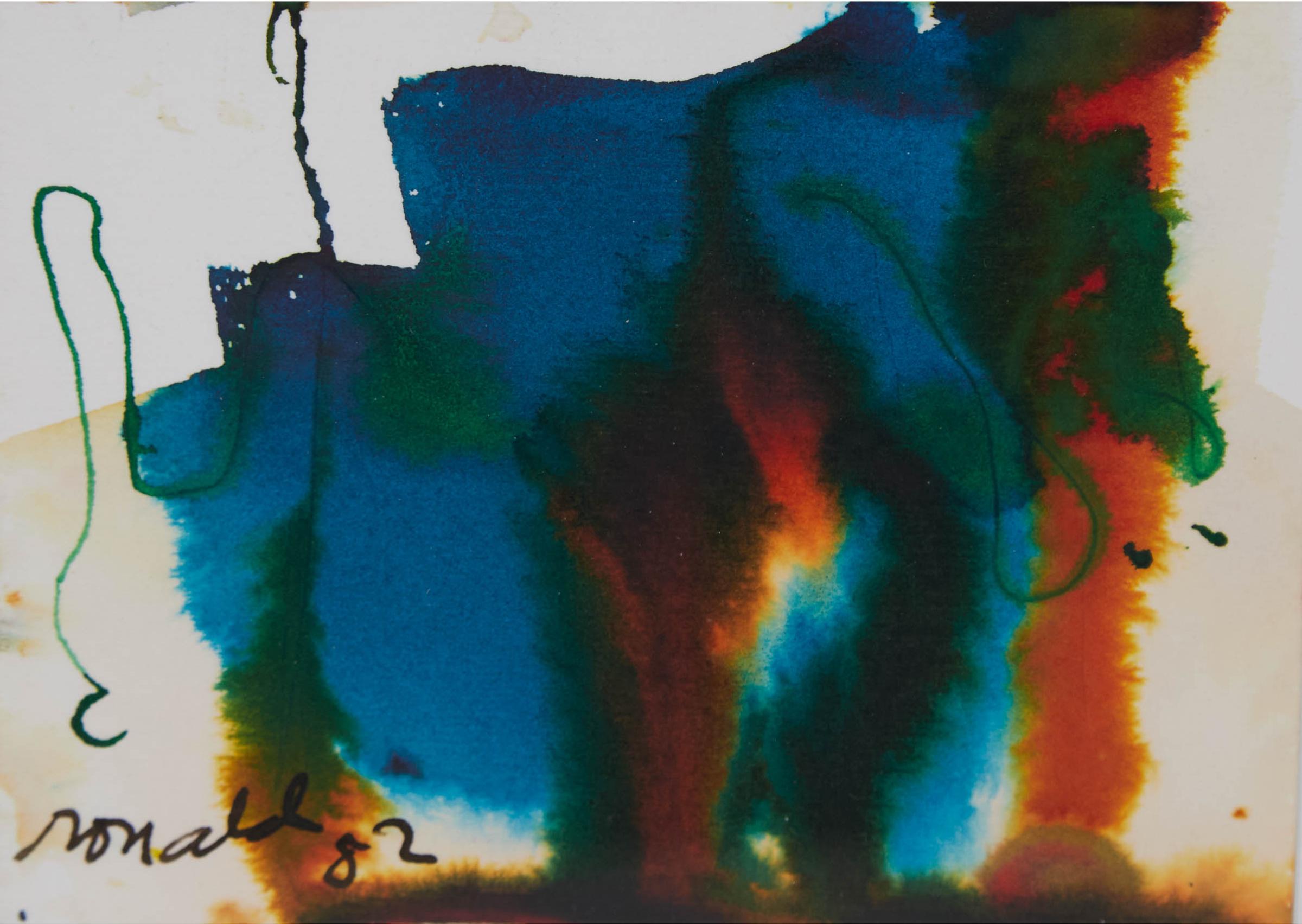 Willam Smith Ronald (1926-1998) - Untitled (Abstract Sketch), 1982