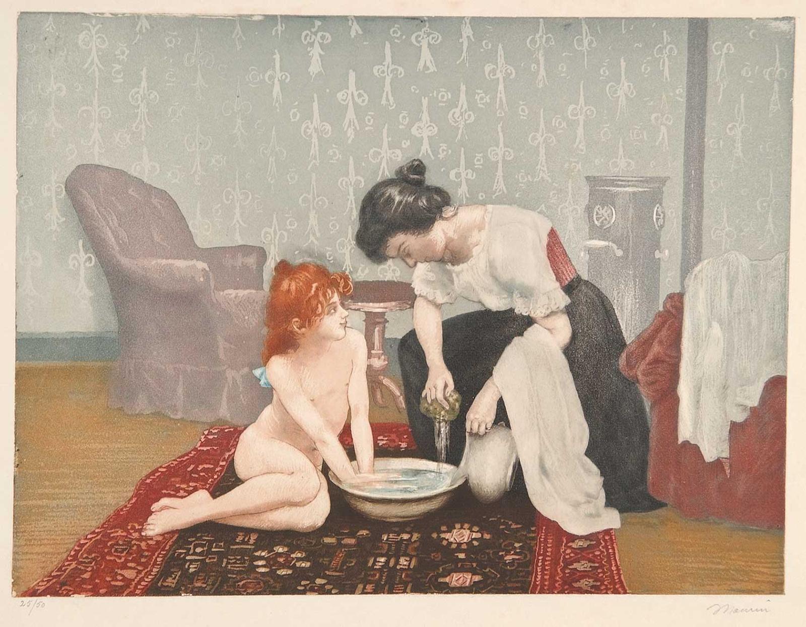 Charles Maurin - Untitled - Mother Daughter  #25/50