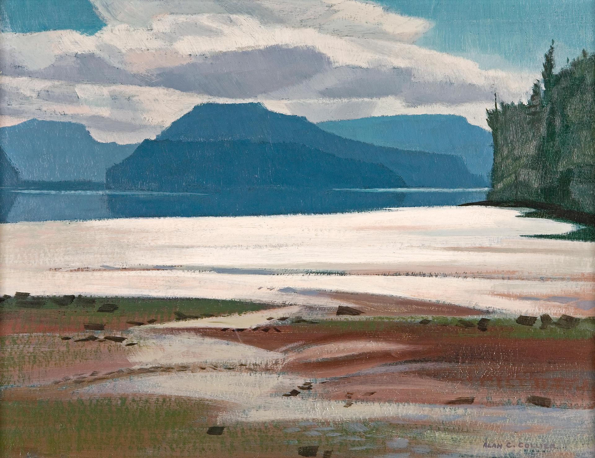 Alan Caswell Collier (1911-1990) - Low Tide, Grise Bay, Vancouver Island B.C.