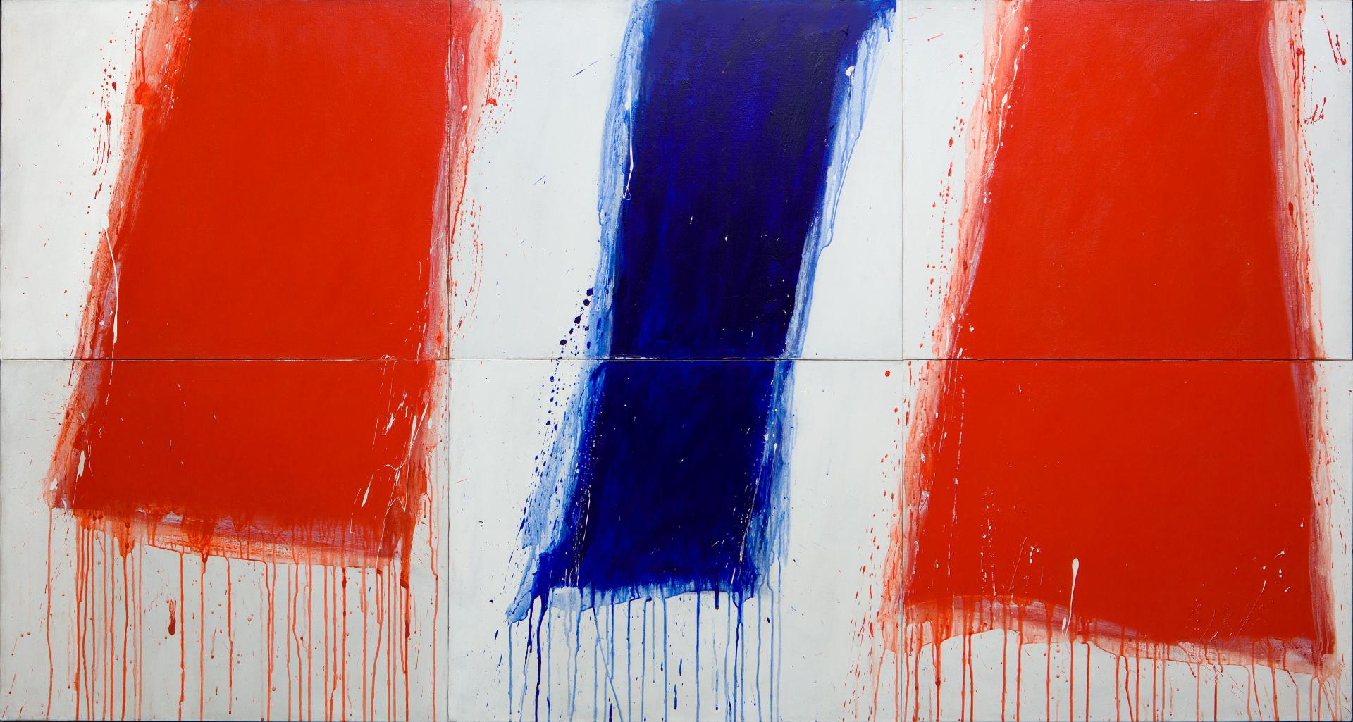 Serge Lemoyne (1941-1998) - Untitled (se?rie Bleu, Blanc, Rouge)