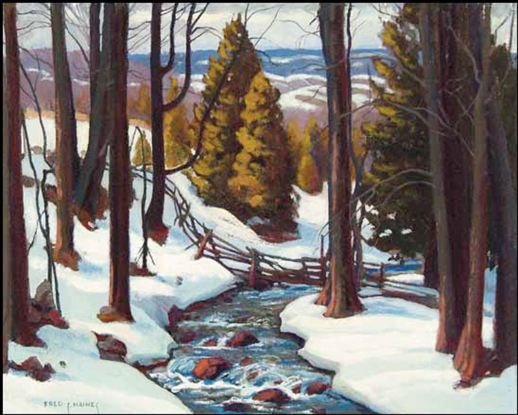 Frederick Stanley Haines (1879-1960) - Winter Stream