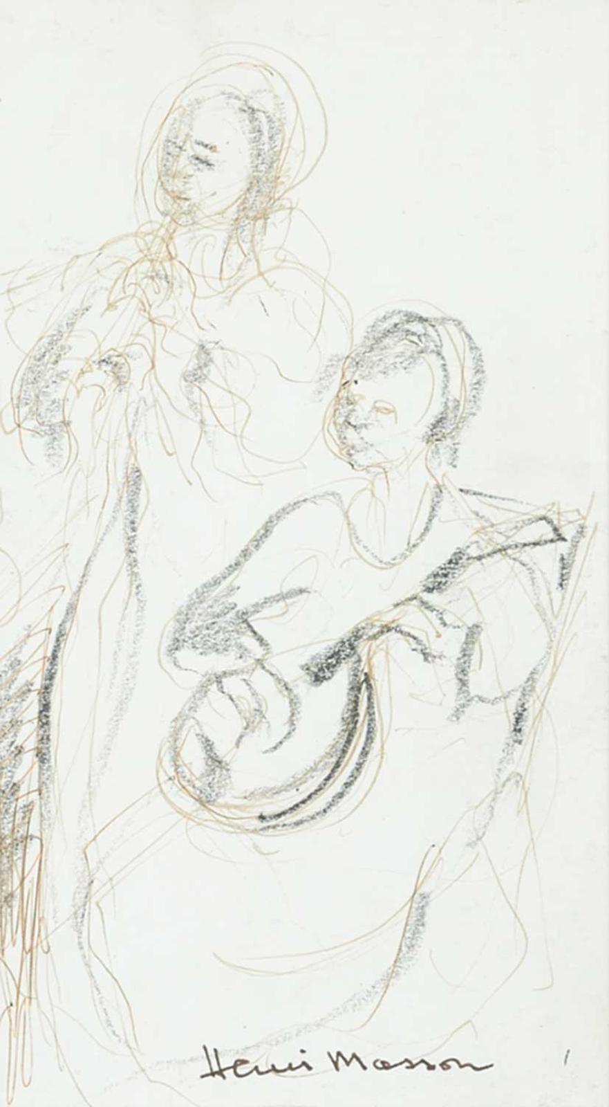Henri Leopold Masson (1907-1996) - Untitled - Making Music