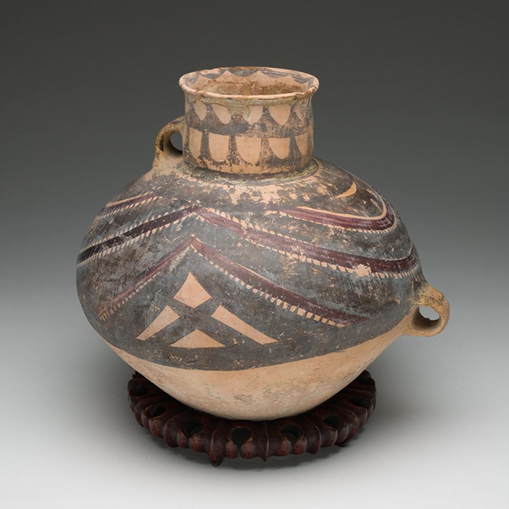 Chinese Art - Chinese Earthenware Painted Jar, Majiayao Culture, Neolithic Period (3300-2000 BC)