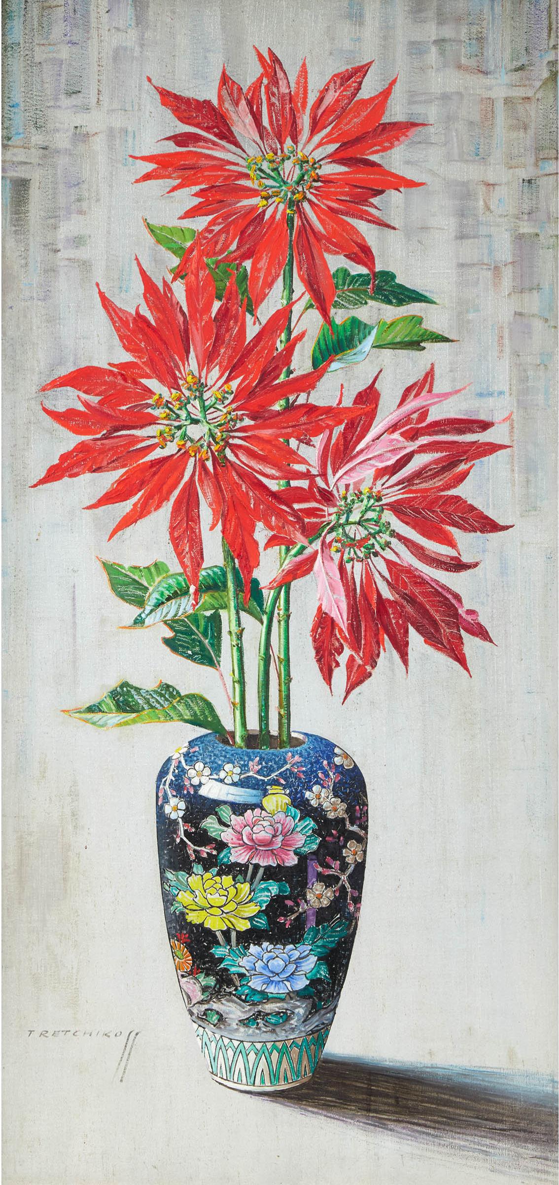 Vladimir Griegorovich Tretchikoff (1913-2006) - Untitled (Poinsettias)