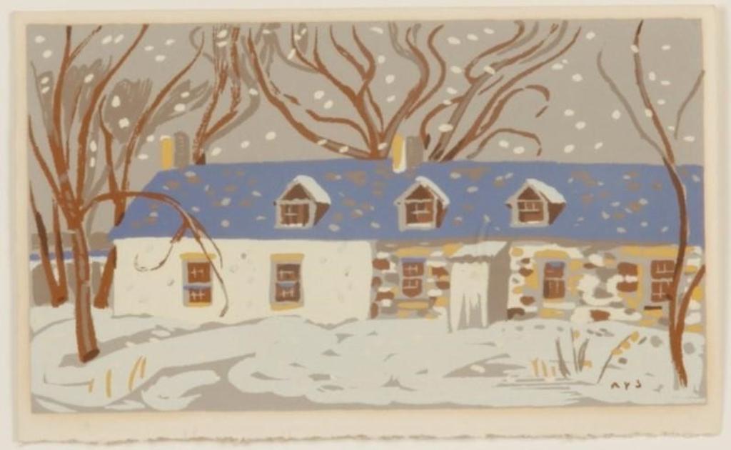 Alexander Young (A. Y.) Jackson (1882-1974) - The D'pencier Home, Owen Sound (From Coutts Painters Of Canada Series), 1931