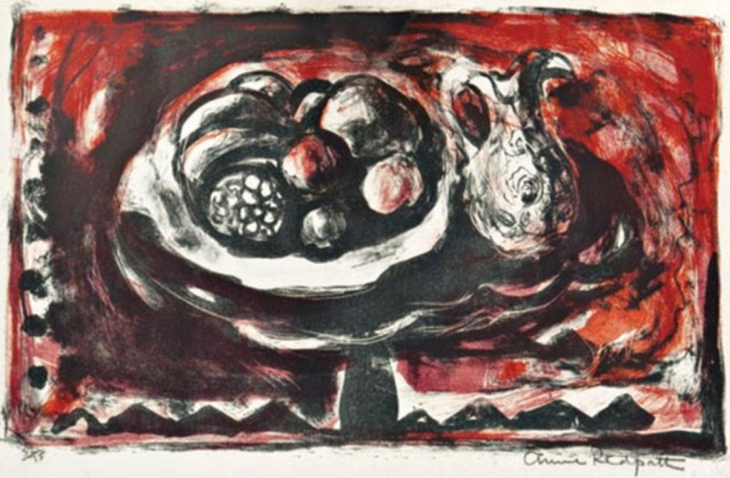 Anne Redpath (1895-1965) - Still Life with Fruit & Jug