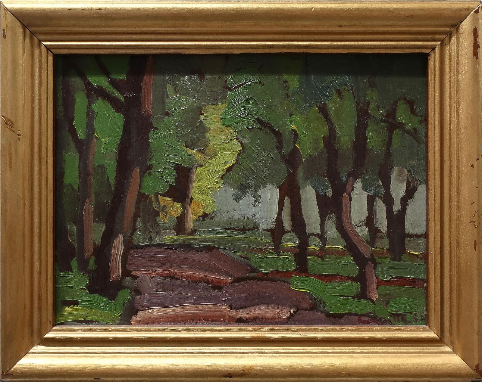 Léo Ayotte (1909-1976) - Untitled (Wooded Landscape)