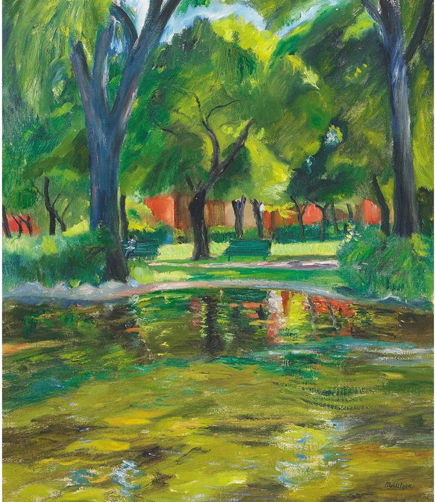 Louis Muhlstock (1904-2001) - Outremont Park