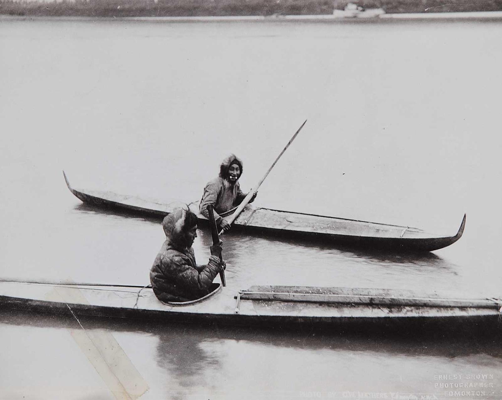 Charles Wesley Mathers (1868-1950) - Eskimos and Their Kayak