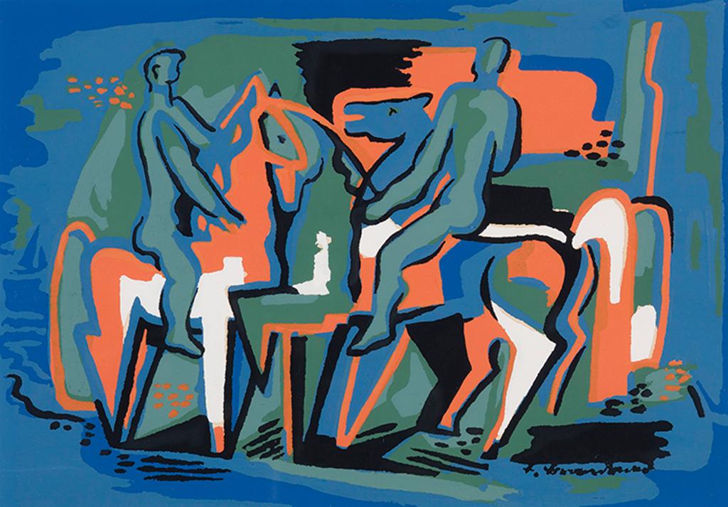 Fritz Brandtner (1896-1969) - Untitled (Riders)