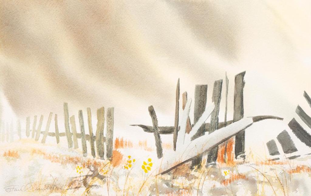Paul Cloutier (1919-2013) - Untitled - Old Fence