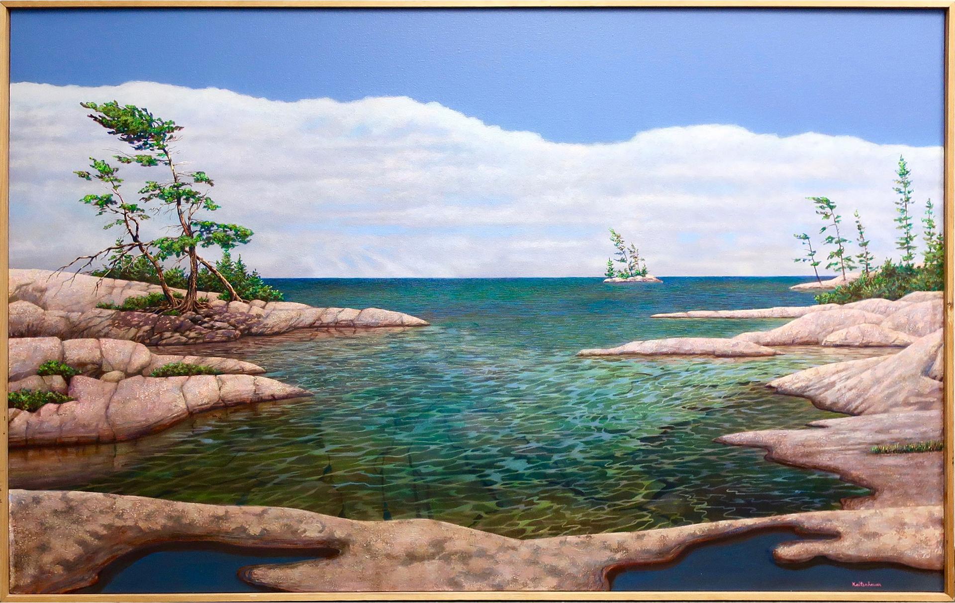 John Kaltenhauser (1949) - Untitled (Windswept Pines Of Georgian Bay)