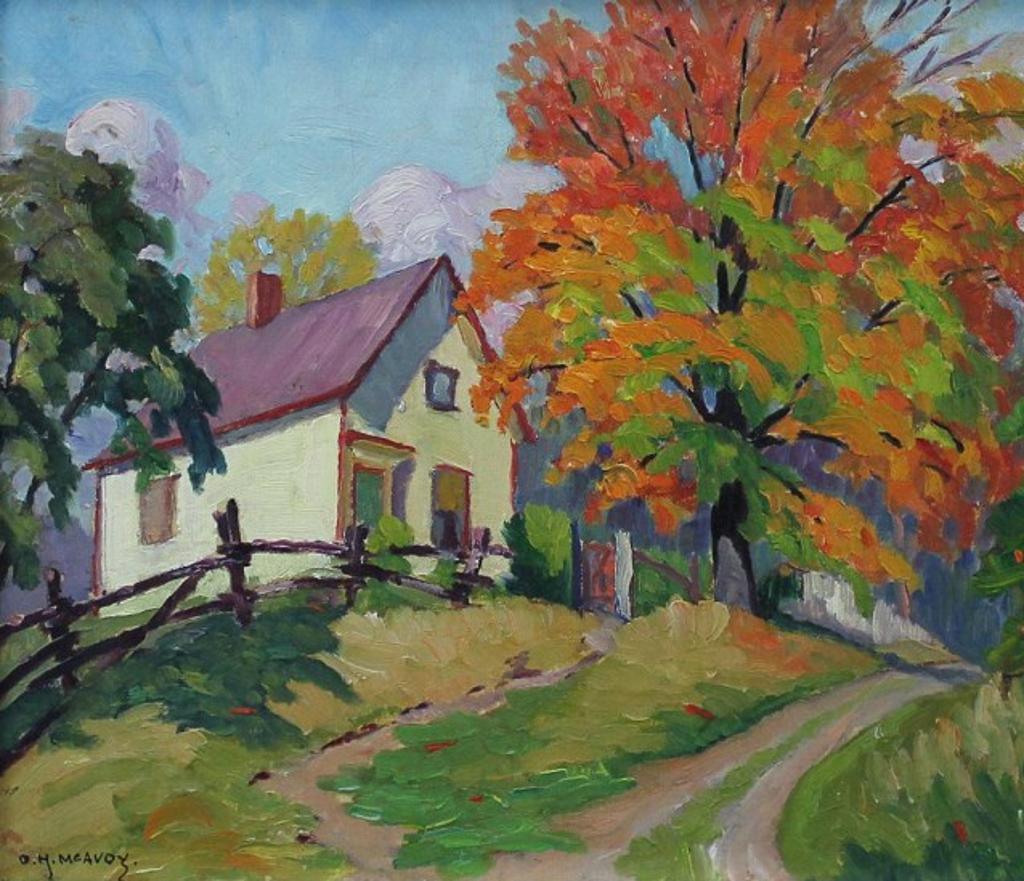 O. Harold Mcavoy (1891-1977) - Autumn Hilltop