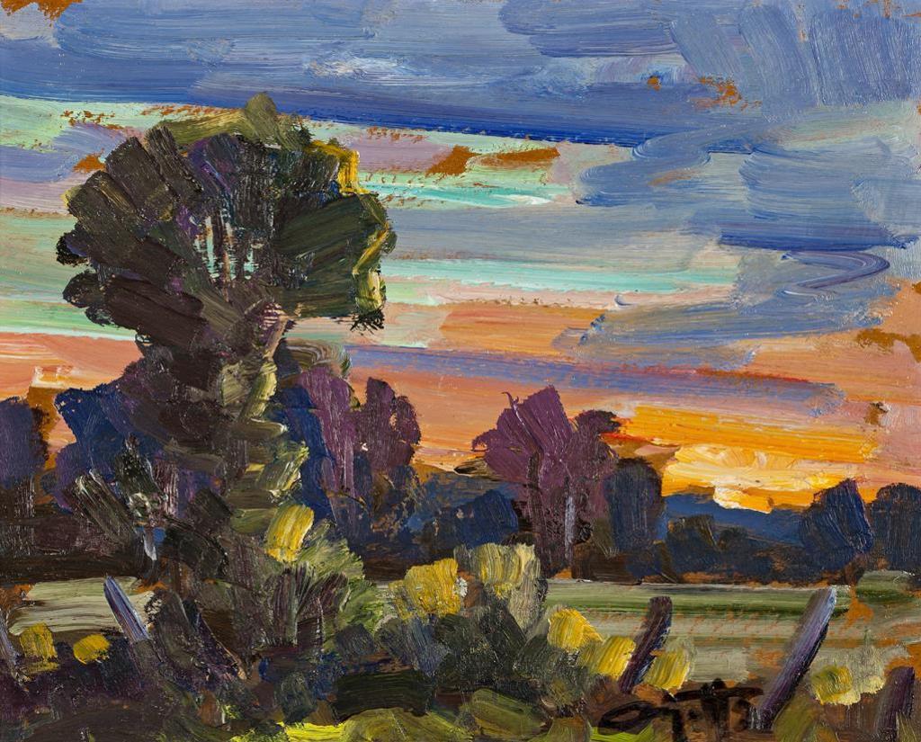 Léo Ayotte (1909-1976) - Evening Sunset