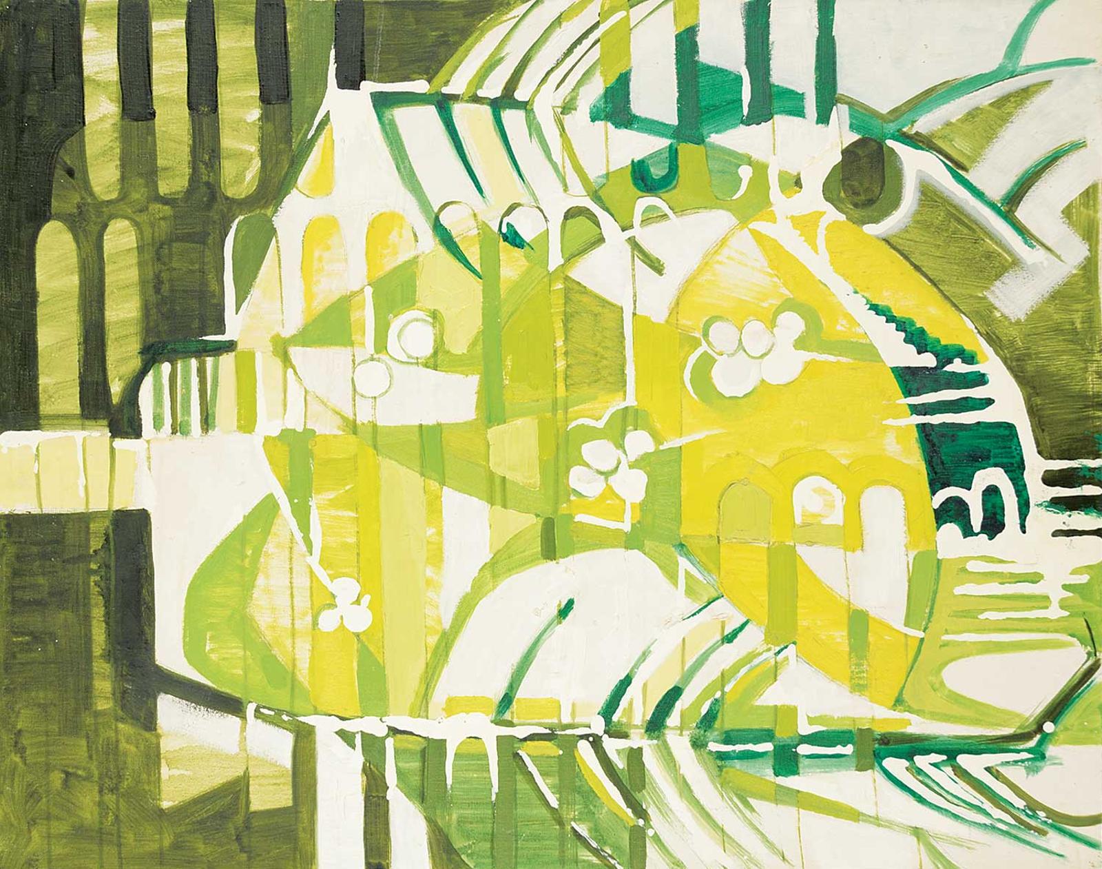 Gordon Adaskin (1931-2001) - Untitled - Shades of Green