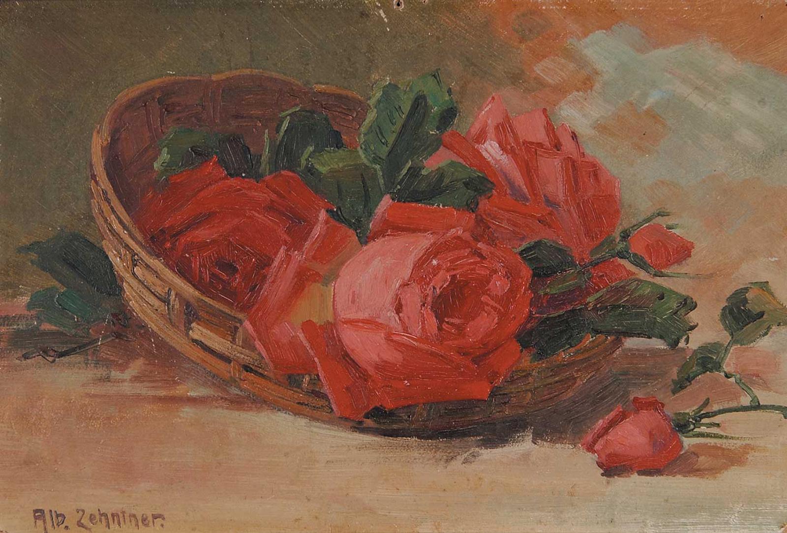 Albert Zehntner - Untitled - Basket of Roses