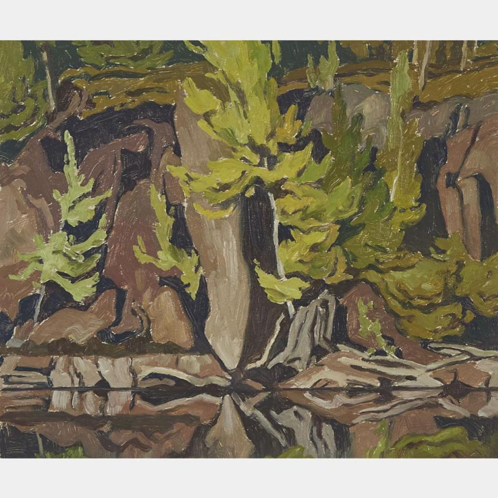 Alfred Joseph (A.J.) Casson (1898-1992) - Reflections - Clarendon Lake, 1957
