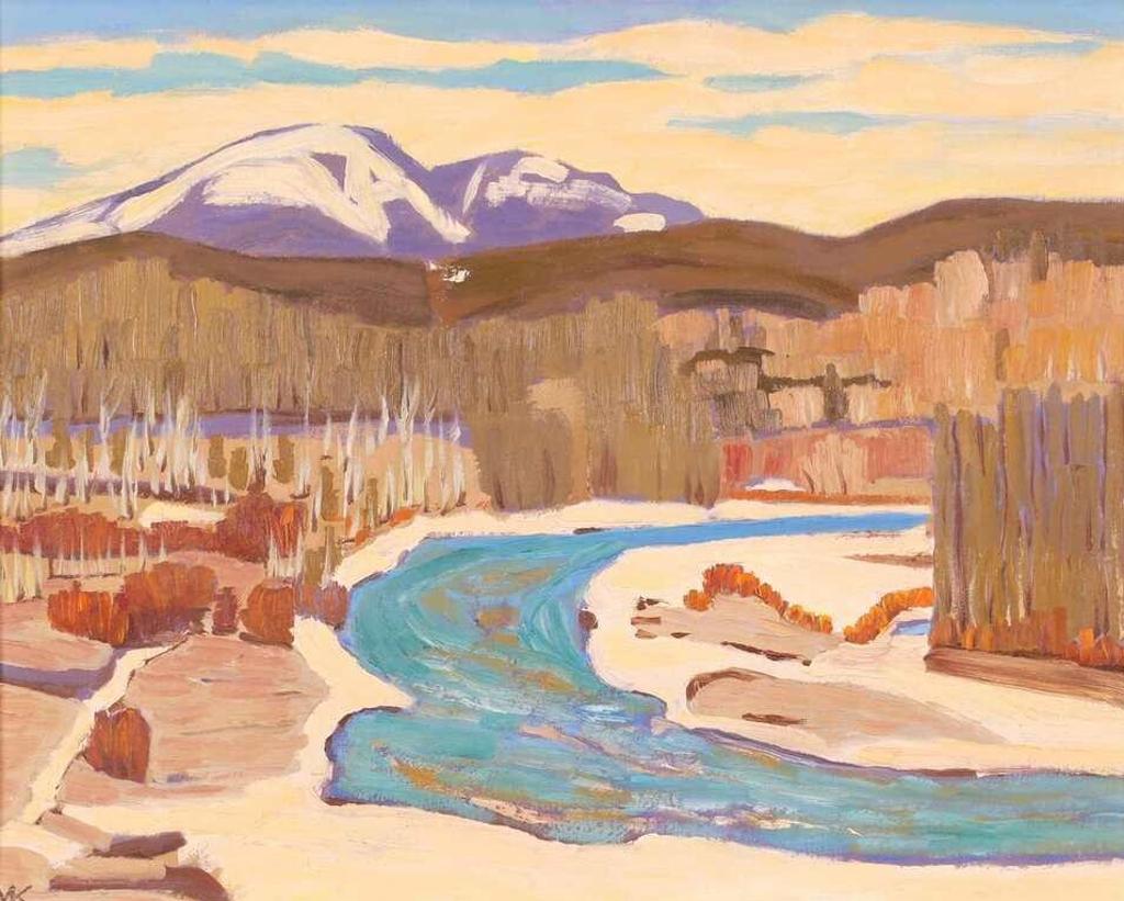 Mary Spice Kerr (1905-1982) - Elbow River, April