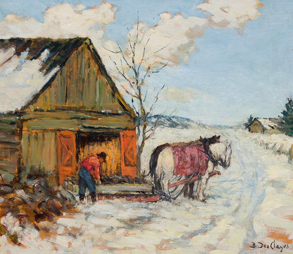 Berthe Des Clayes (1877-1968) - Loading Lumber
