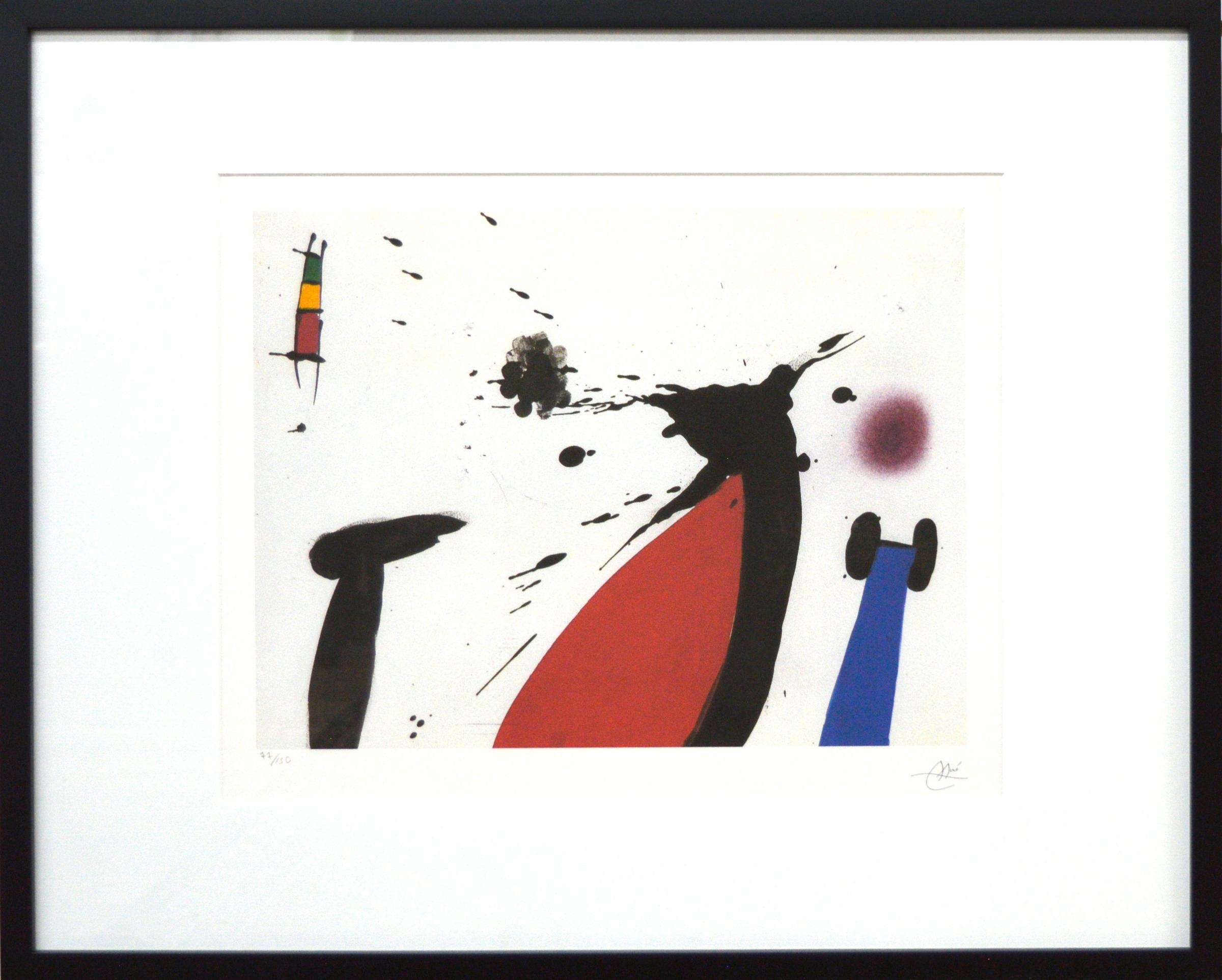 Joan Miró (1893-1983) - composition abstraite