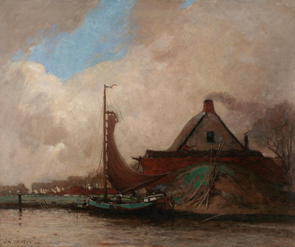 John William (J.W.) Beatty (1869-1941) - Schooner, Holland