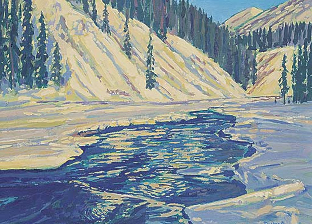 William (Bill) Duma (1936) - Winter River [Spray]