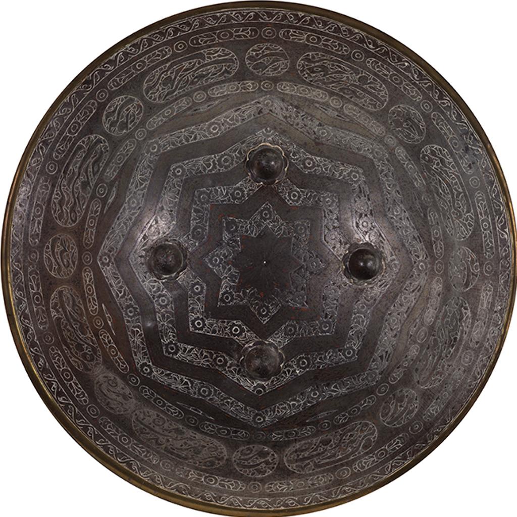 Indian Art - Indo-Persian Steel Dahl Shield, Late 18th/19th Century