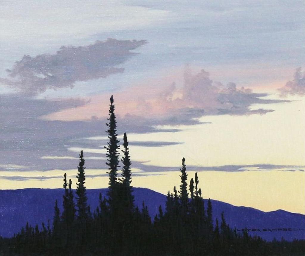 Leyda Campbell (1949) - Evening, Haines Hwy, Y.T