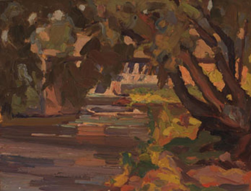 John William (J.W.) Beatty (1869-1941) - Beech Tree Over the River