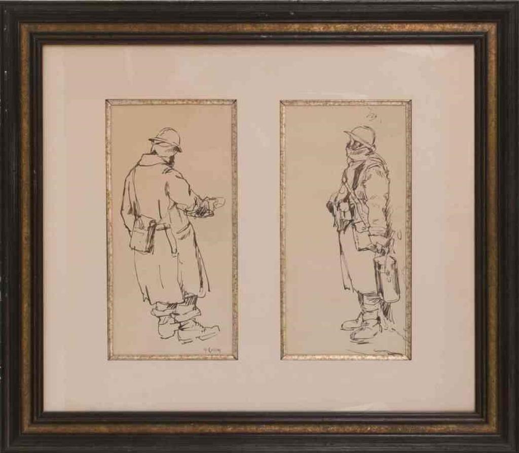 Maurice Galbraith Cullen (1866-1934) - Two soldiers