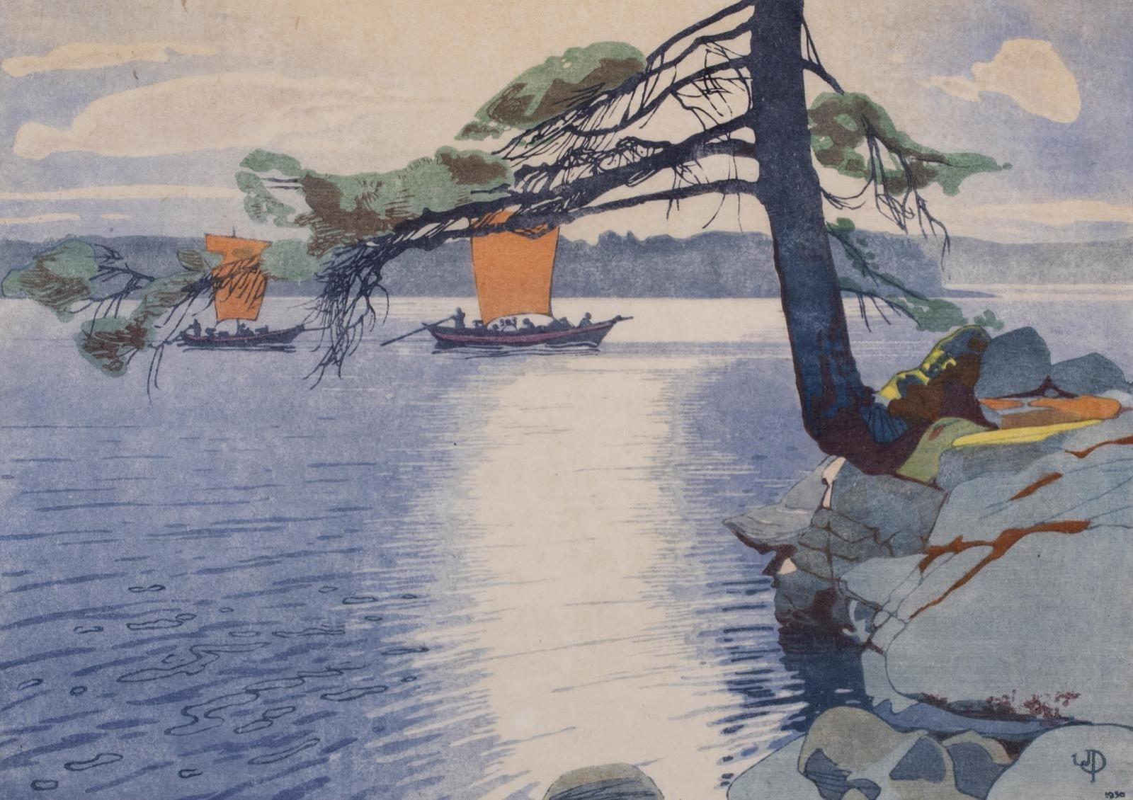Walter Joseph (W.J.) Phillips (1884-1963) - Poplar Bay, Lake Of The Woods; 1930