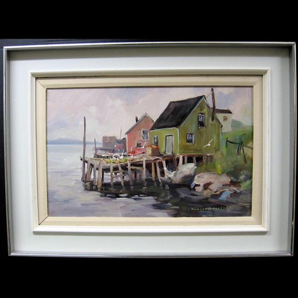 Douglas Ferfguson Elliott (1916-2012) - Fish House At West Dover - Nova Scotia