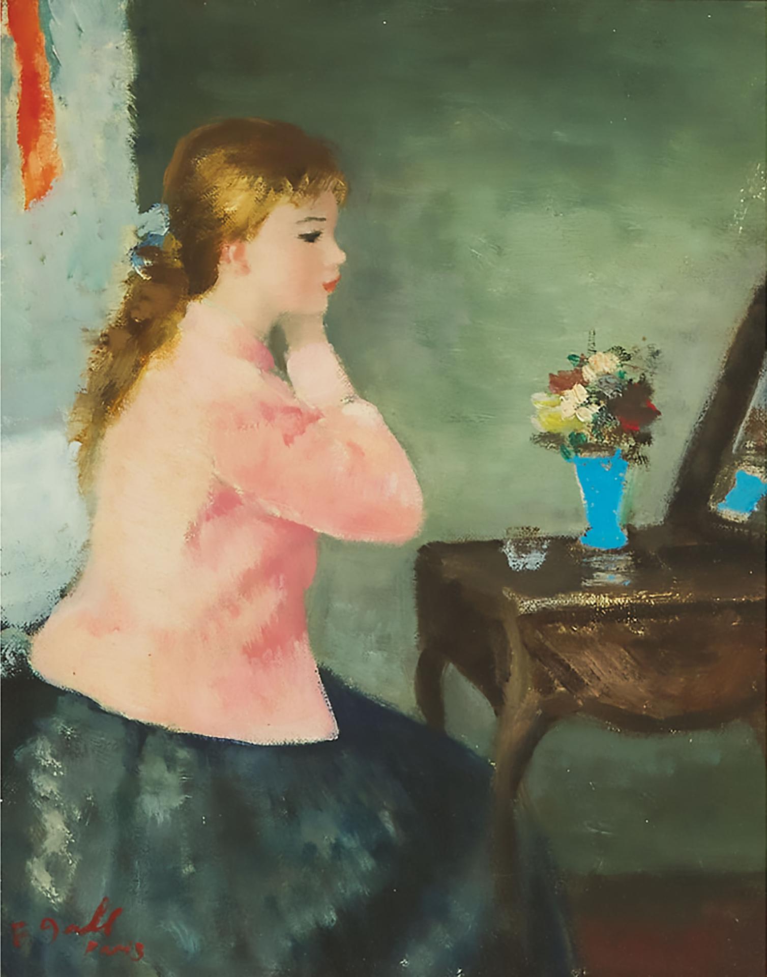 François Gall (1912-1987) - Regard Dans Le Miroir