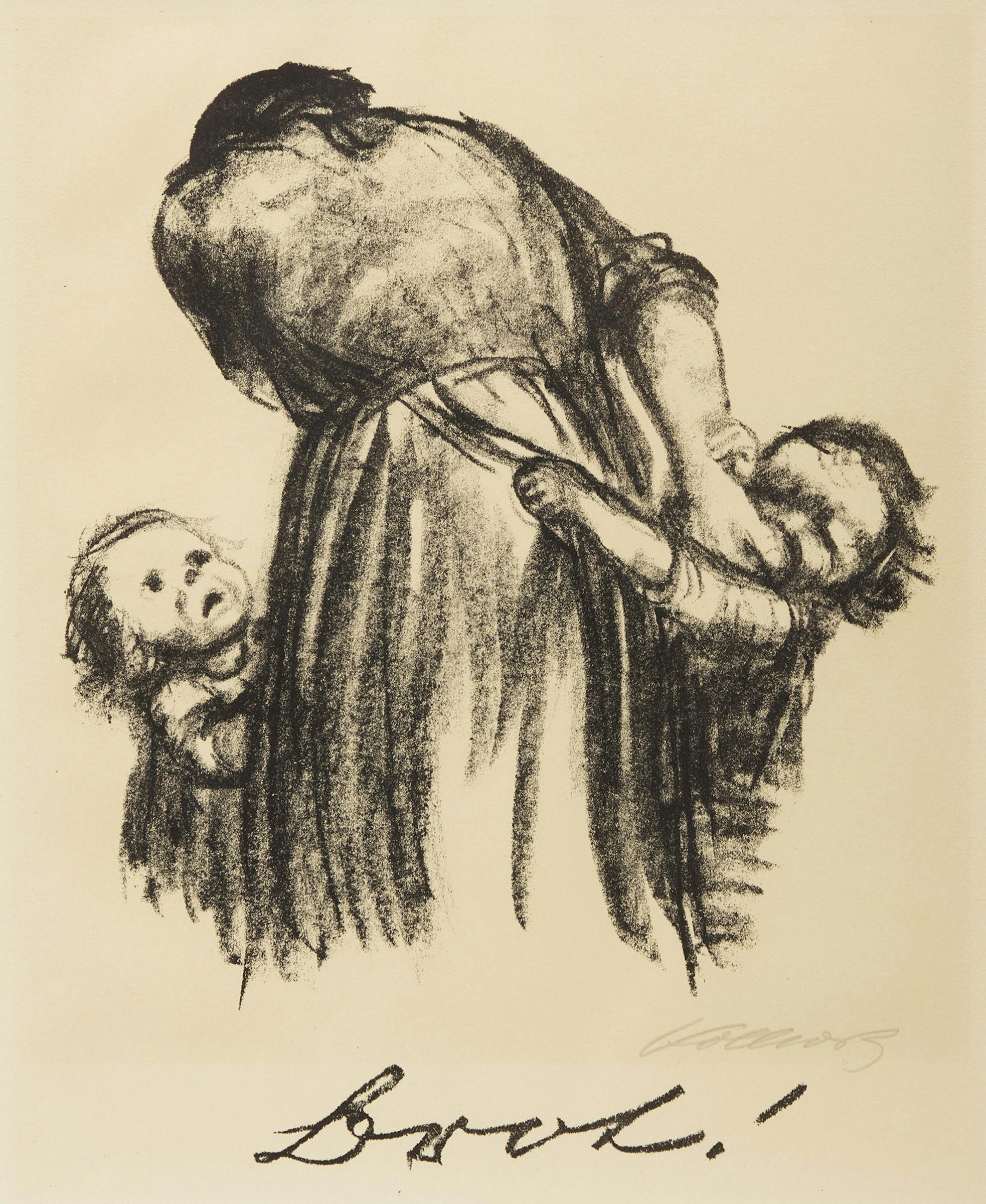 Käthe Kollwitz (1867-1945) - Brot! (Klipstein 196; Knesebeck 208)
