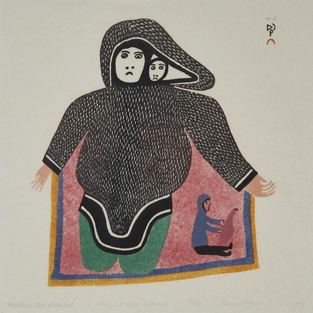 Lucy Qinnuayuak (1915-1982) - Mother's New Blanket