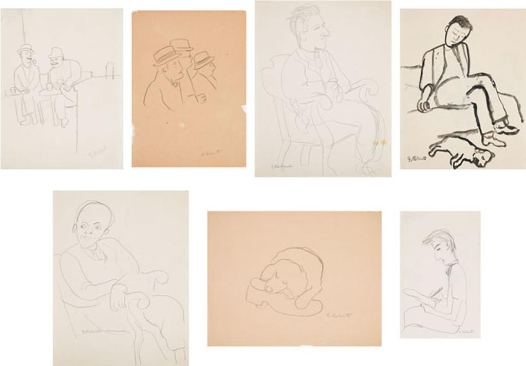 William Goodridge Roberts (1921-2001) - A Group of Seven Sketches