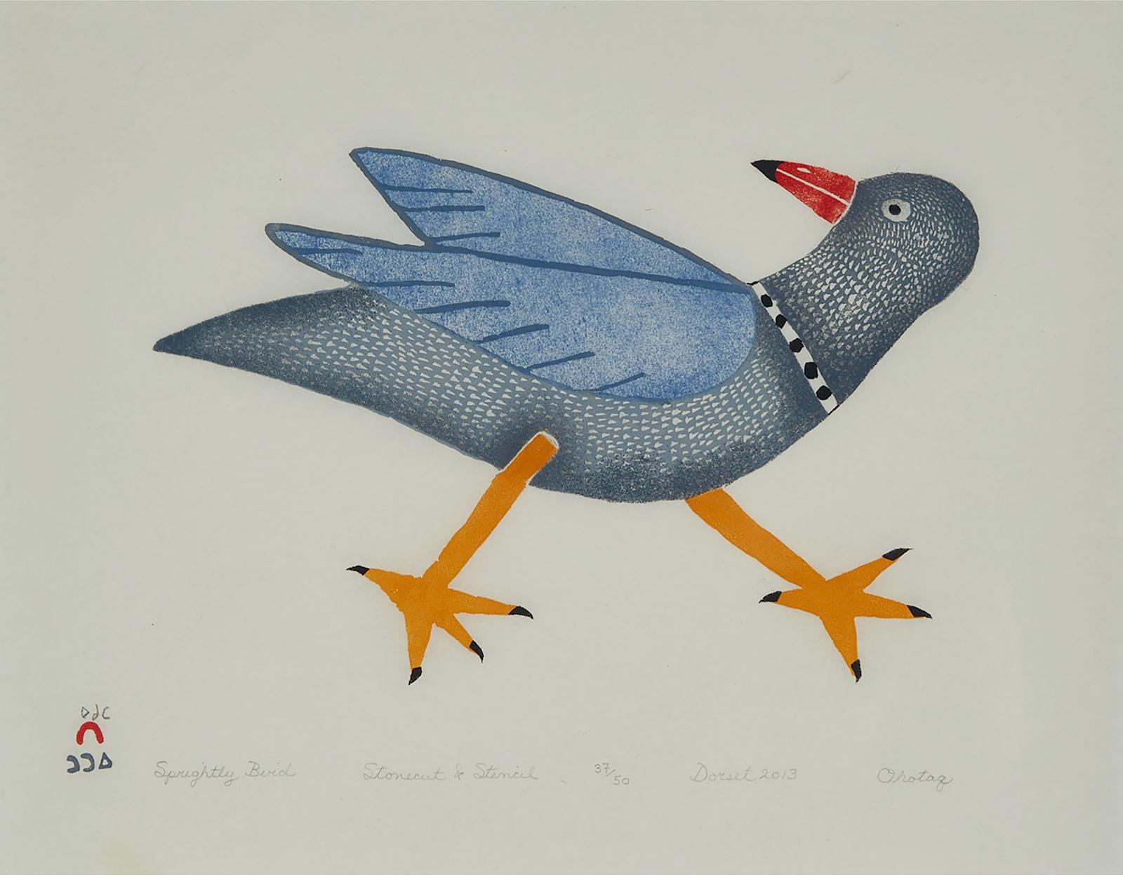 Ohotaq (Oqutaq) Mikkigak (1936-2014) - Sprightly Bird