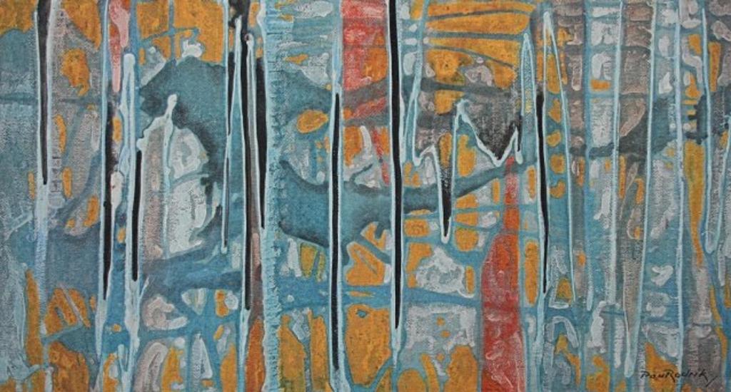 Paul (Johnston) Rodrik (1945-1983) - Abstract in Blue