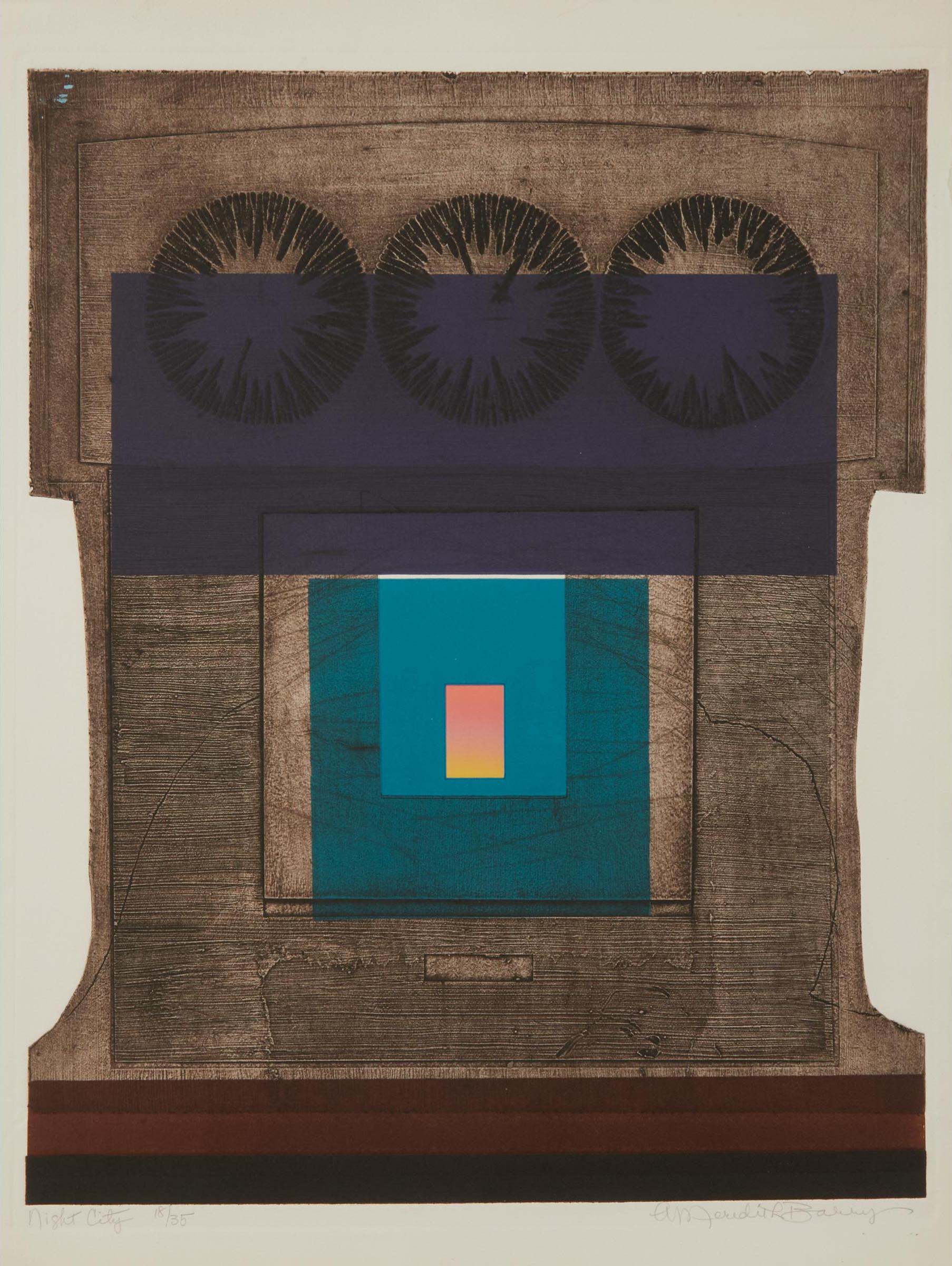 Anne Meredith Barry (1932-2003) - Night City, 1976