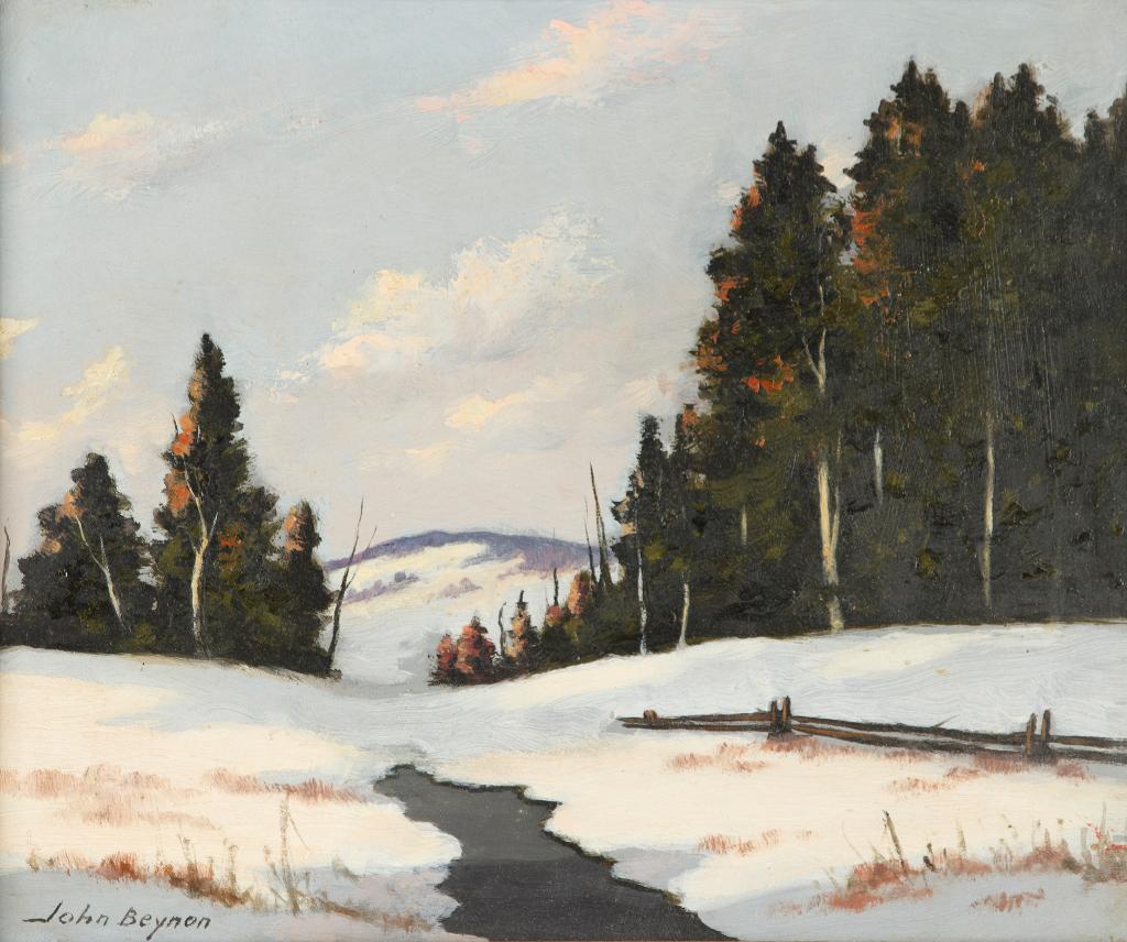 John Hubert Beynon (1890-1970) - Winter Landscape