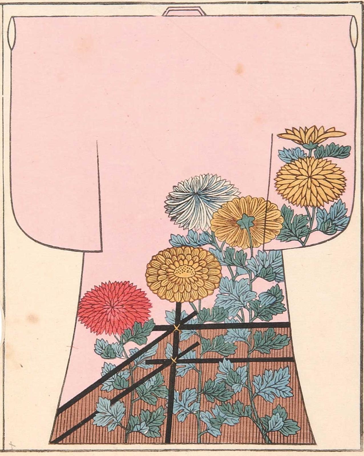 Japanese School - Untitled - Kimono Magnola