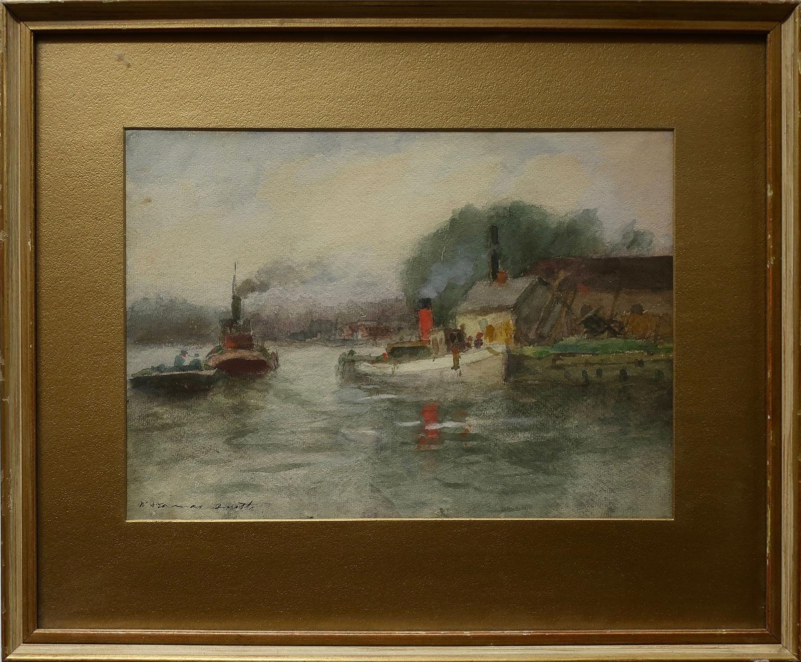 William St. Thomas Smith (1862-1947) - Untitled (Tugboats)