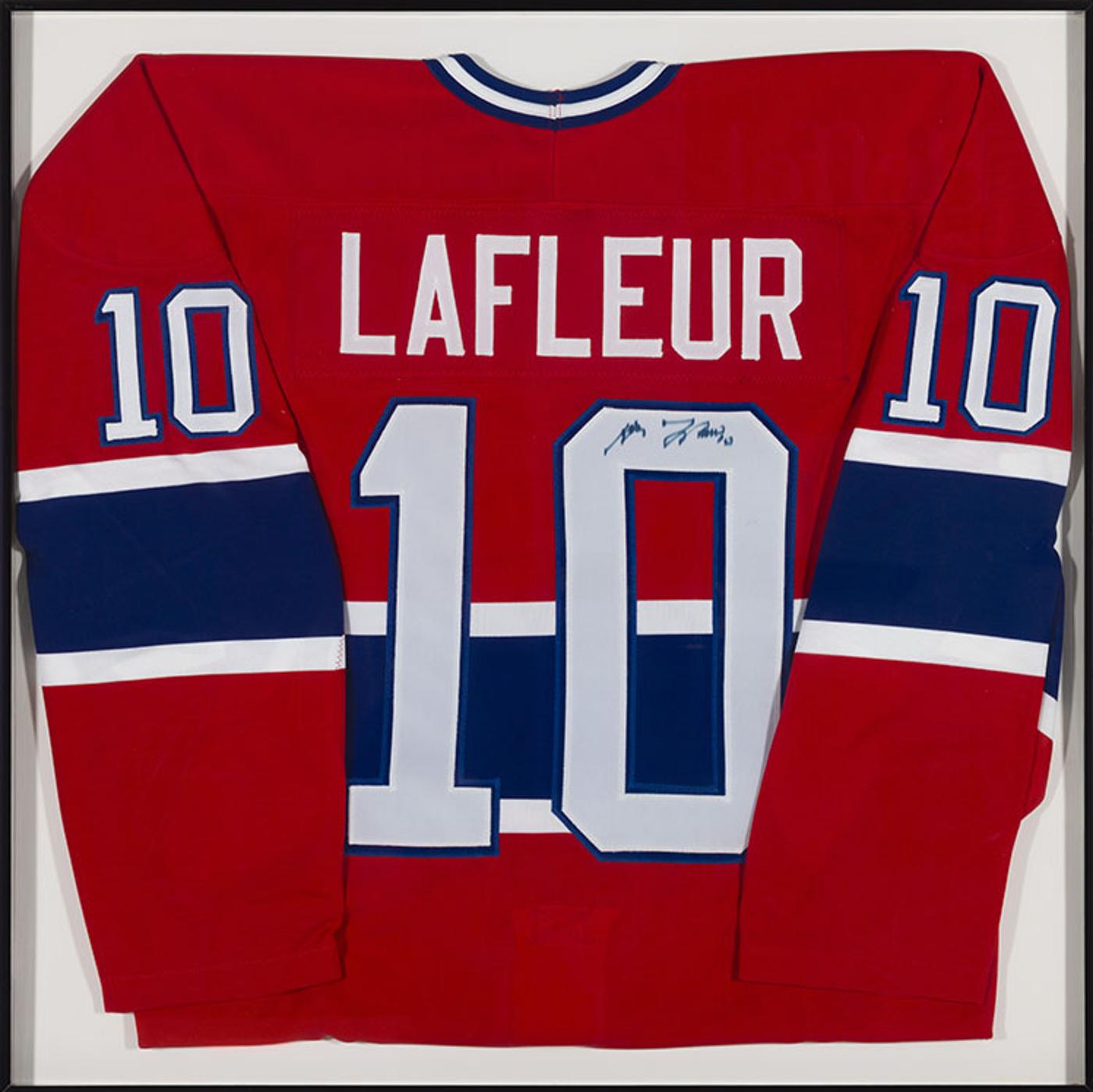 Hockey Memorabilia - Signed Guy Lafleur Montreal Canadiens Jersey