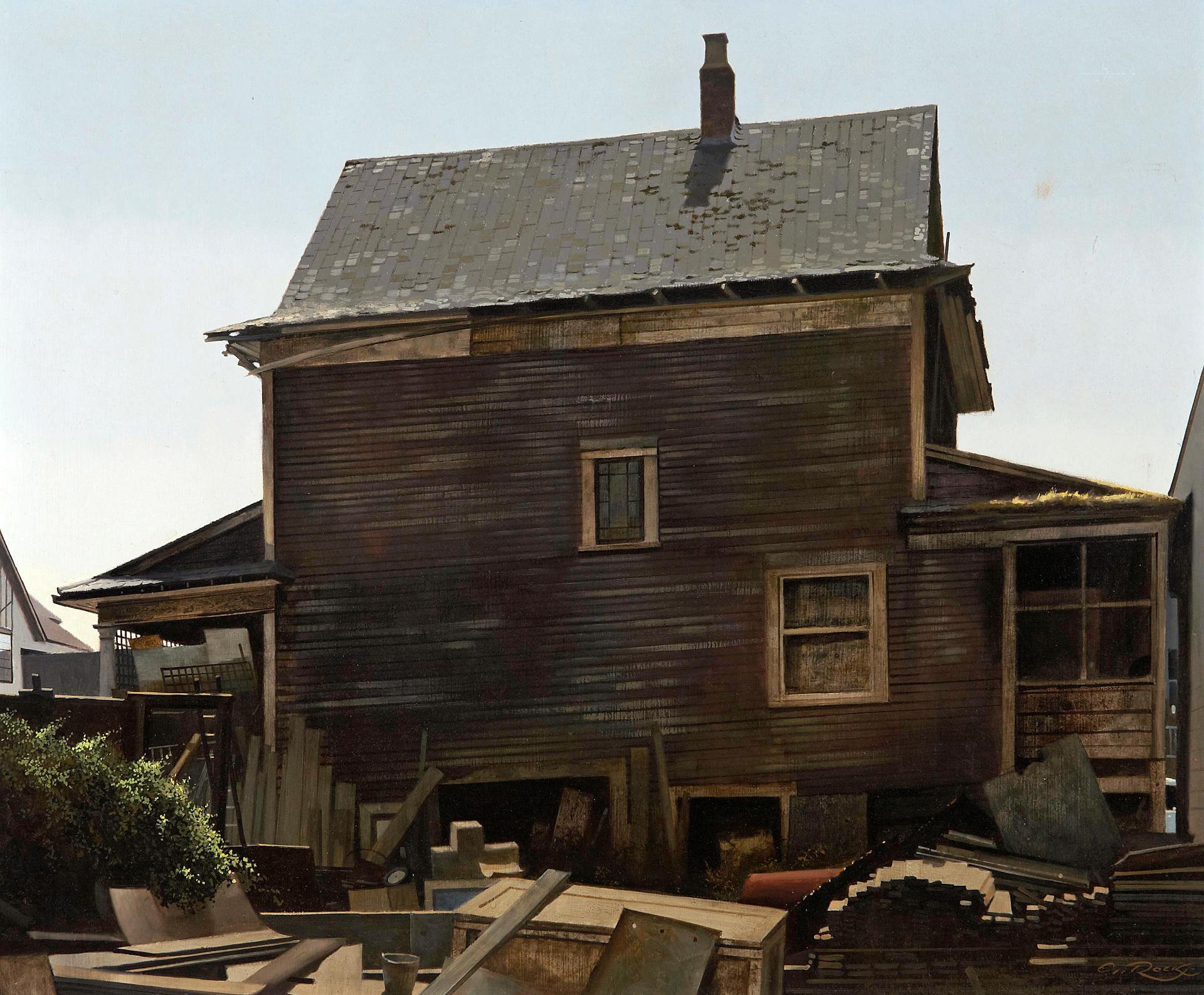 Geoffrey Allan Rock (1923-2000) - House on Quebec Street, Vancouver, B.C.