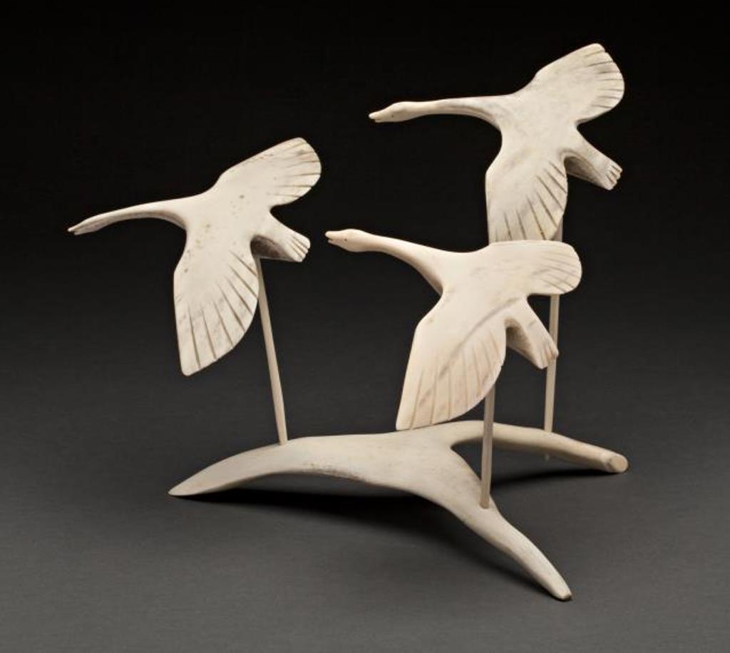 Jacob Irkok (1937-2009) - Three Flying Geese