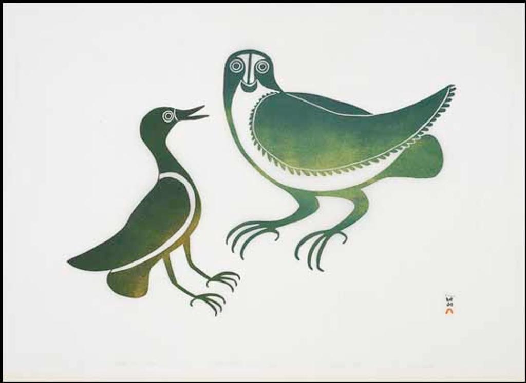 Kingmeata Etidlooie (1915-1989) - Hawk and Raven