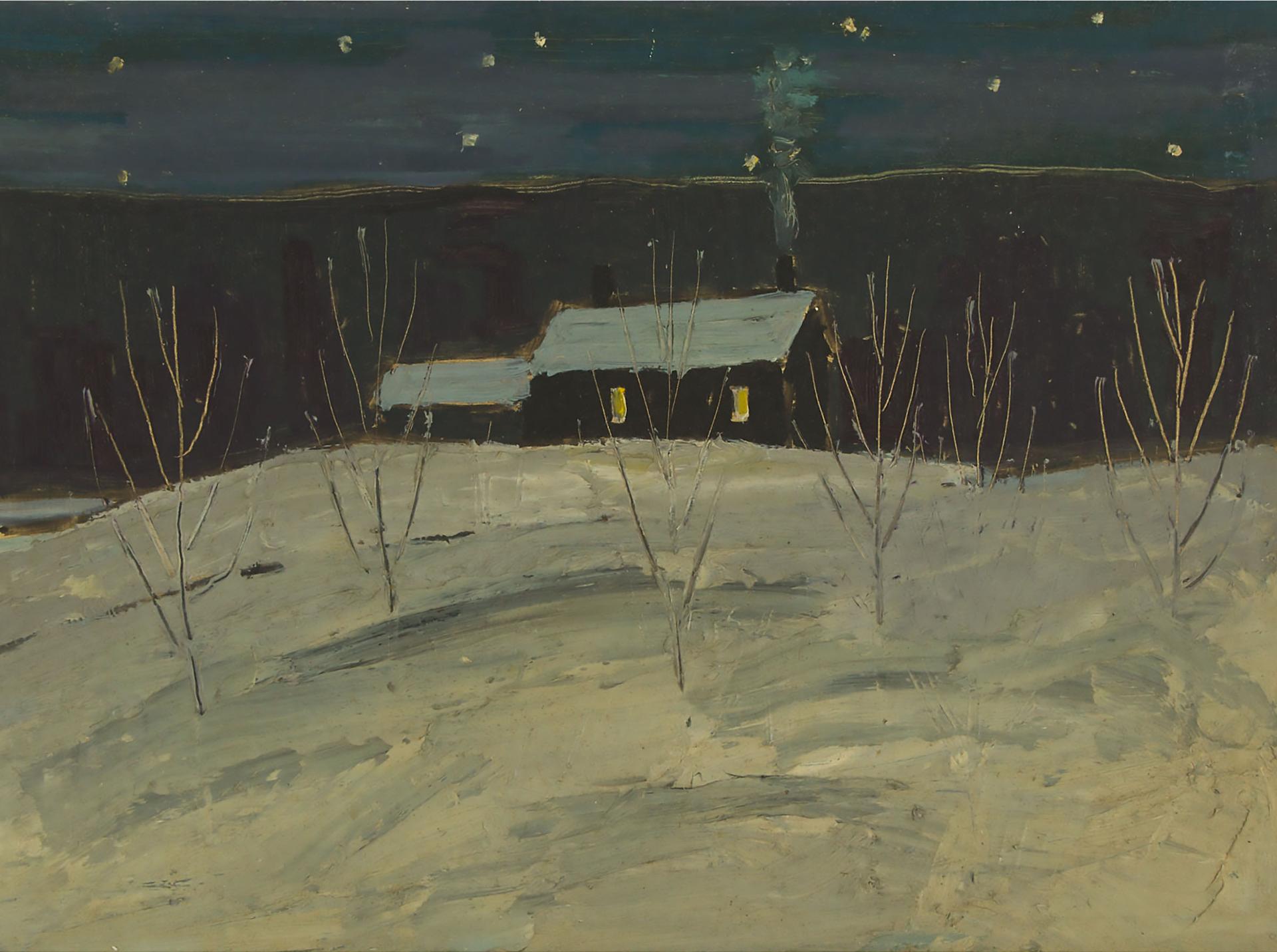 Vincent Thomas (1915-1988) - Trappers Cabin, 1972