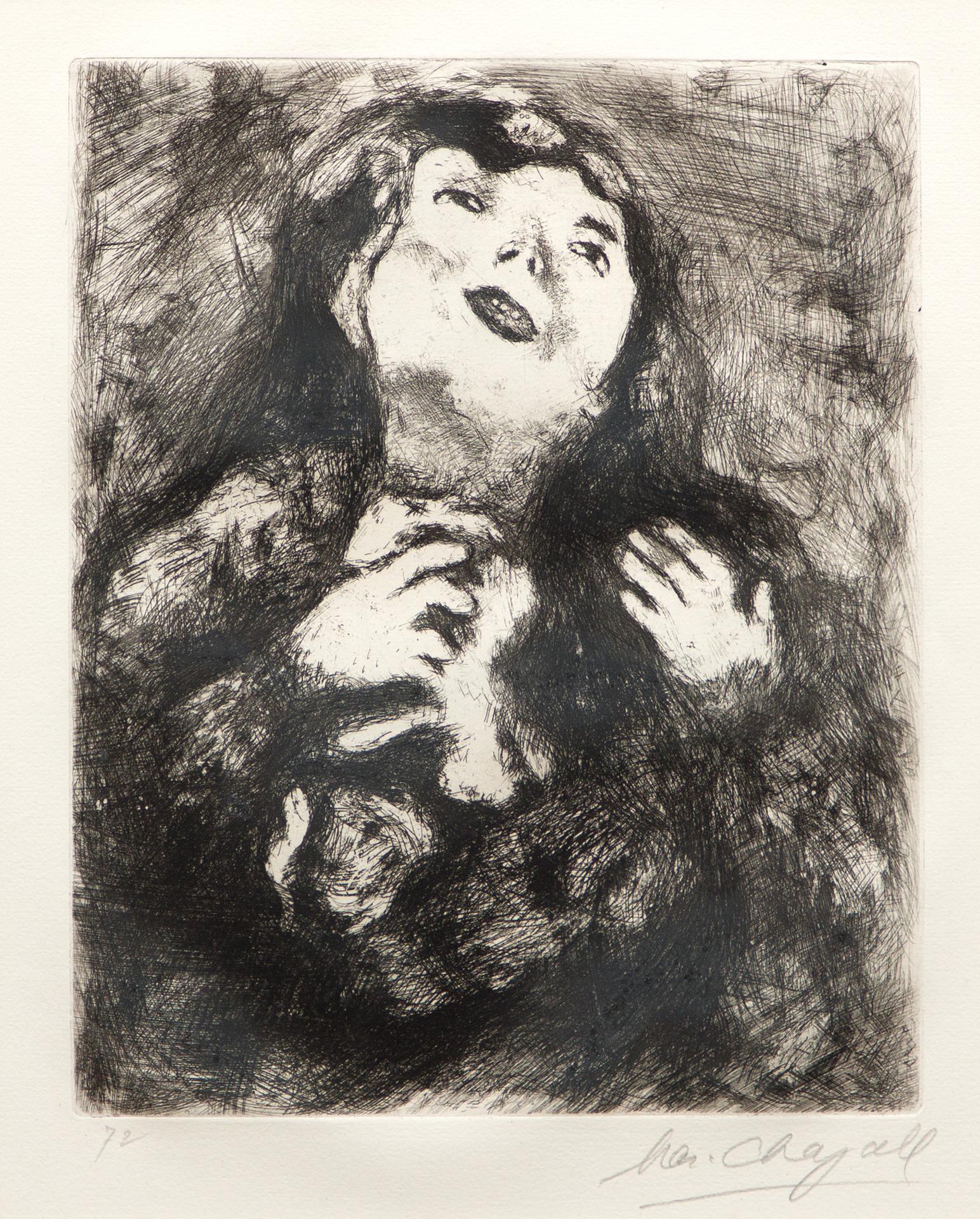 Marc Chagall (1887-1985) - La jeune veuve (tirée des / from « Les fables de La Fontaine »), 1927-1930